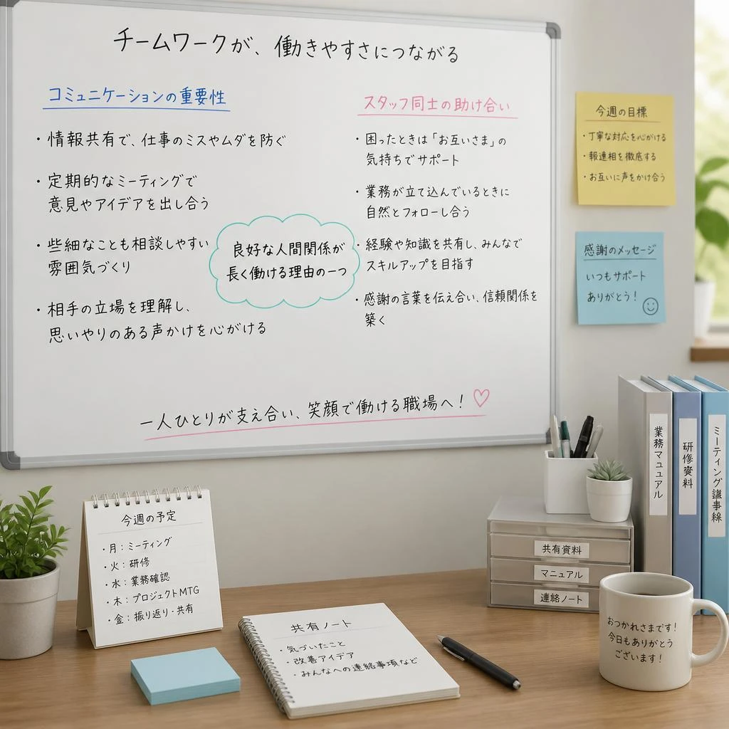 仲間との良好なコミュニケーション